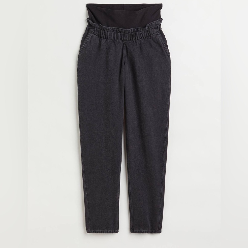 NWOT H&M Mama Maternity Paperbag Ankle Jeans